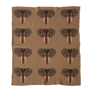 Κουβέρτα Πλεκτή 80x65 Elephant Quax