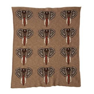 Κουβέρτα Πλεκτή 80x100 Elephant Quax