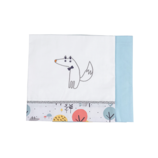 Σεντόνια Λίκνου 2τμχ Λύκος Baby Star