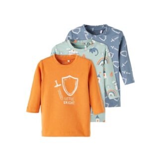 Σετ 3 Μπλούζες Name It 3925549_13205772 Τρικολόρ