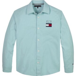 Πουκάμισο Tommy Hilfiger KB0KB08012-L67 Βεραμάν JNR