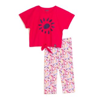 Σετ Κοντομάνικο Μπλουζάκι Με Κολάν Cheerful Art Ako Abo 3256249-03