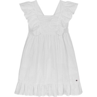 Φόρεμα Tommy Hilfiger KG0KG07930_YBR Λευκό MINI