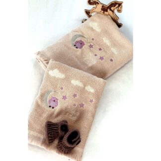 Σετ Πετσέτες 2τμχ Dreamy Owl Ροζ Raison D'etre