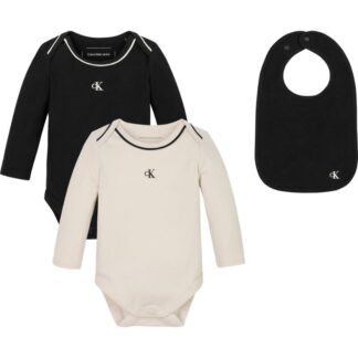 Σετ 2 Zιπουνάκια & Σαλιάρα Calvin Klein IN0IN00111_0F9 Δίχρωμο NB