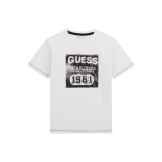 Μπλούζα Guess L5RI22K8HM4_G011 Λευκό JNR