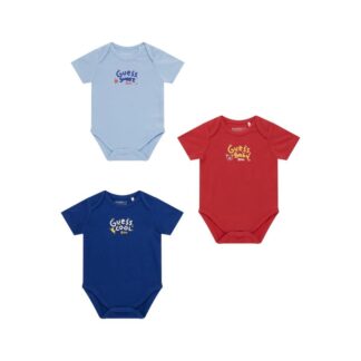 Βρεφικά Ζιπουνάκια Σετ 3τμχ Guess P5RG06K6YW1_F75W Κόκκινο NB