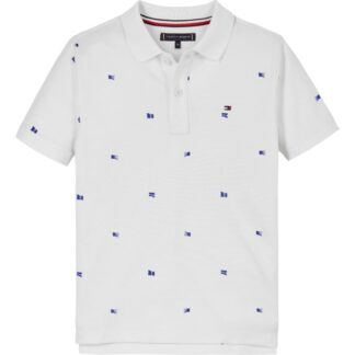 Μπλούζα Tommy Hilfiger KB0KB09461_YBR Λευκό JNR