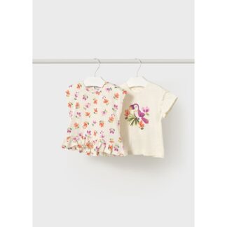 Σετ 2 Μπλουζακια Κοντομανικα Mayoral 25-01047-062