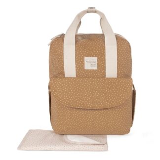 Τσάντα Αλλαξιέρα Backpack Θηλασμού Poppy Cinnamon Πουά Walking Mum