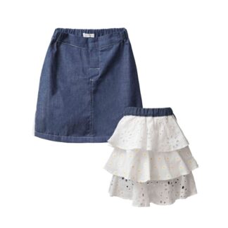 Φούστα Two In A Castle T6212-52 Δίχρωμο