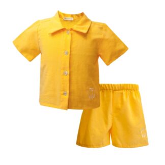 Σετ Ρούχα Two In A Castle T6350-11 Κίτρινο