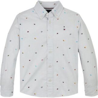 Πουκάμισο Tommy Hilfiger KB0KB09555_C1O Γαλάζιο MINI