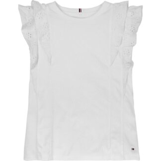 Μπλούζα Tommy Hilfiger KG0KG08553_YBR Λευκό MINI