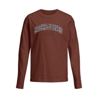 Μπλούζα Jack & Jones 4849650_12258928 Μπορντώ