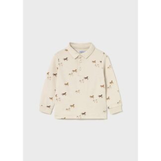 Μπλούζα Πολο Μακρυμανικο Σταμπωτο Mayoral 15-02102-075