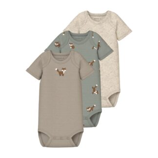 Βρεφικά Ζιπουνάκια Σετ 3τμχ Name It 4992514_13250788 Γκρί