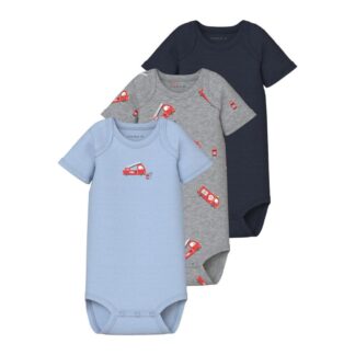 Βρεφικά Ζιπουνάκια Σετ 3τμχ Name It 4992661_13252381 Γκρί