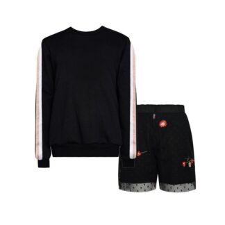 Σετ Ρούχα Two In A Castle T6627-31 Μαύρο