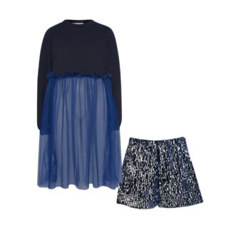 Σετ Ρούχα Two In A Castle T6683-02 Μπλέ