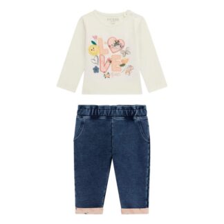 Σετ Ρούχα Παιδικό Girl Guess A5YG06K6YW4_G012 Εκρού NB