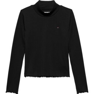 Μπλούζα Tommy Hilfiger KG0KG08802_BDS Μαύρο MINI