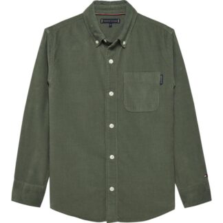 Πουκάμισο Tommy Hilfiger KB0KB09998_MRH Χακί JNR