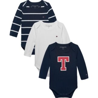 Βρεφικά Ζιπουνάκια Σετ 3τμχ Tommy Hilfiger KN0KN02076_C1G Μπλέ Σκούρο NB
