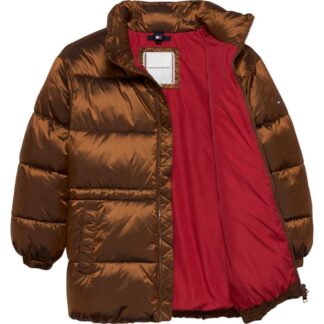 Μπουφάν Tommy Hilfiger KG0KG08762_GVP Καφέ MINI