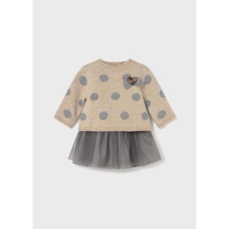 Φορεμα Βελουδινο Τουλι Συνδυα Mayoral 15-02808-010