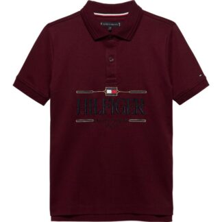 Μπλούζα Tommy Hilfiger KB0KB10359_VLP Μπορντώ JNR