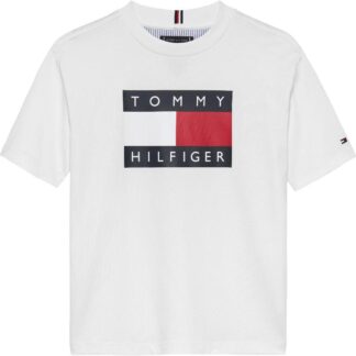 Μπλούζα Tommy Hilfiger KB0KB10340_YBR Λευκό MINI