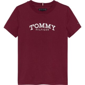 Μπλούζα Tommy Hilfiger KB0KB10051_VK0 Μπορντώ JNR