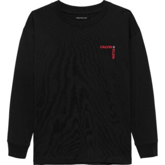 Μπλούζα Calvin Klein IB0IB02614_BEH Μαύρο JNR