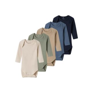 Βρεφικά Ζιπουνάκια Σετ 5τμχ Name It 4753335_13243390 Μπλέ