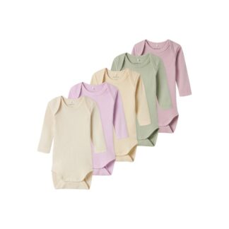 Βρεφικά Ζιπουνάκια Σετ 5τμχ Name It 4753336_13243390 Μωβ