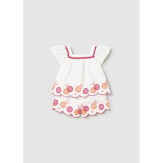 Σετ Βερμουδα Κεντητη Mayoral 26-01214-081