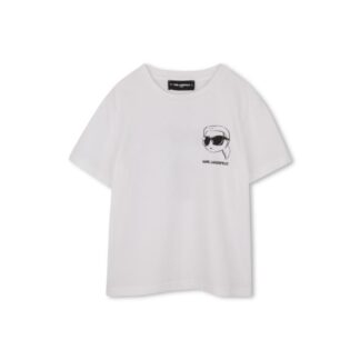 Μπλούζα T-shirt Κοντομάνικο Karl Lagerfeld Z31103_10P Λευκό ALL
