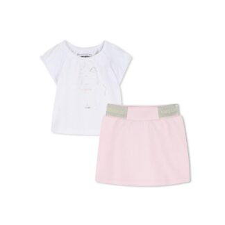 Σετ Ρούχα Karl Lagerfeld Z31046_S01 Ροζ NB