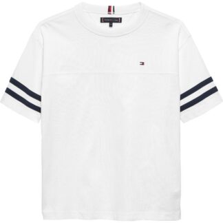 Μπλούζα Tommy Hilfiger KB0KB10299_YBR Λευκό JNR