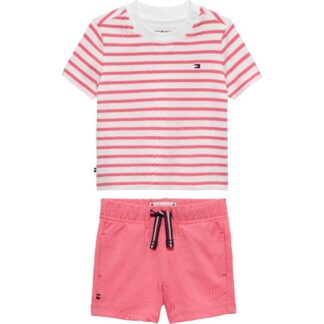 Σετ Ρούχα Tommy Hilfiger KN0KN02379_TIE Ροζ NB