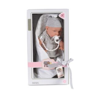 Κούκλα Μωράκι Γκρι 41cm 8531 Moni 