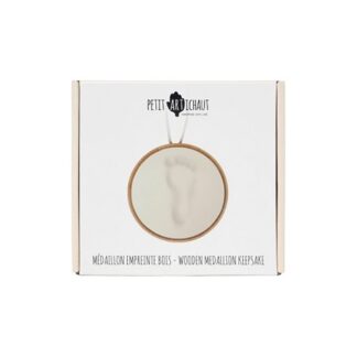 Αναμνηστικό Αποτύπωμα Wooden Medallion Keepsake Petit Artichaut