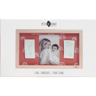 Αναμνηστικό Αποτύπωμα 2 Prints Frame Rainbow Terracotta Petit Artichaut