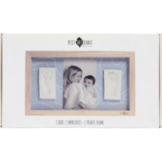 Αναμνηστικό Αποτύπωμα 2 Prints Frame Blue Abstract Petit Artichaut