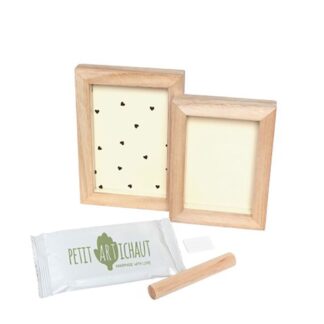 Κορνίζα Διπλή Με Αποτύπωμα Duo Frame Pretty Hearts Petit Artichaut