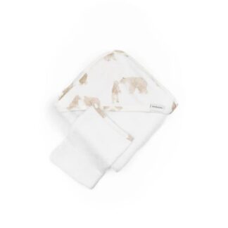Πετσέτα Με Κουκούλα & Γάντι Bear 80 Bamboom