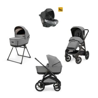 Σύστημα Πολυκαροτσιού 3 Σε 1 Aptica XT Darwin Canyon Grey/Total Black Inglesina