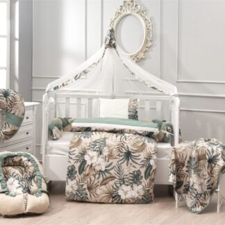 Σετ Προίκας 3τμχ 70x140 Tropical Leaves Abo