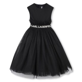 Φόρεμα Παιδικό Karl Lagerfeld Z30421_09B BLACK Μαύρο JNR